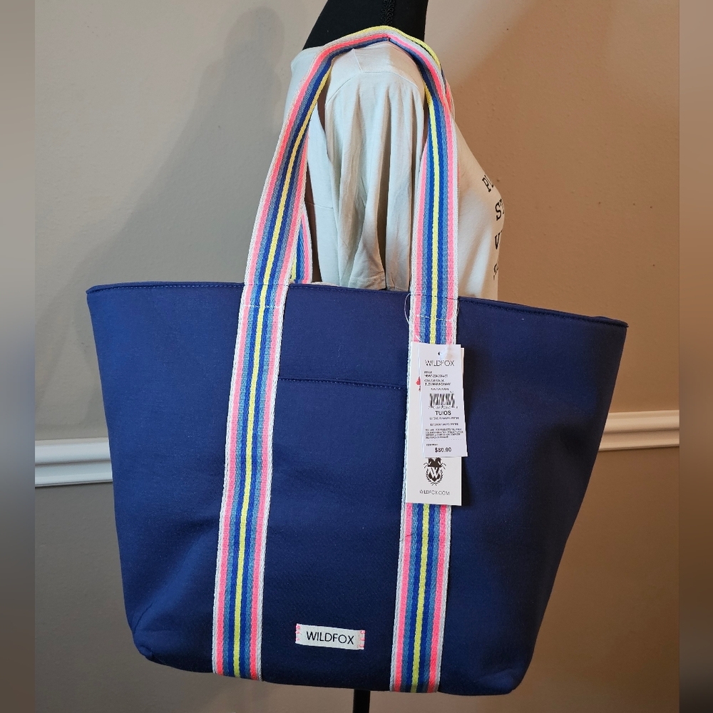 NWT Wildfox Navy Tote Nwt